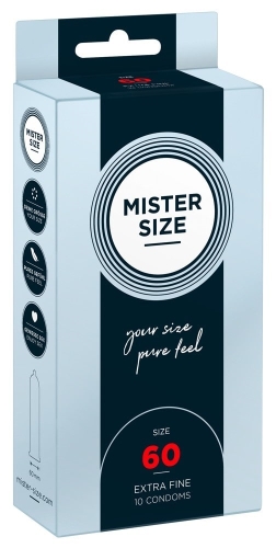 Презервативы Mister Size 60 mm (мм) 10 штук Мистер Сайз - 1