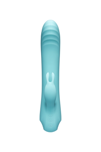 Вибратор-кролик Пульсатор для точки G голубой Every Night Toys - 3