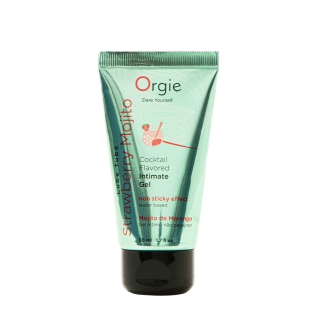 Оральный лубрикант со вкусом коктейля Кайпиринья на водной основе Orgie Lube Tube Strawberry Mojito 50 мл