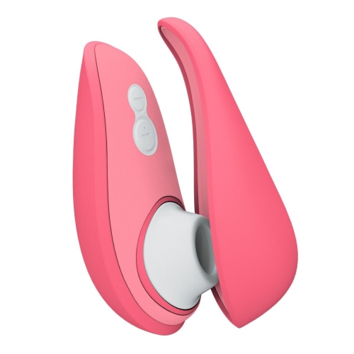 Вакуумний кліторальний стимулятор силіконовий рожевого кольору Womanizer Liberty 2 Vibrant - 1