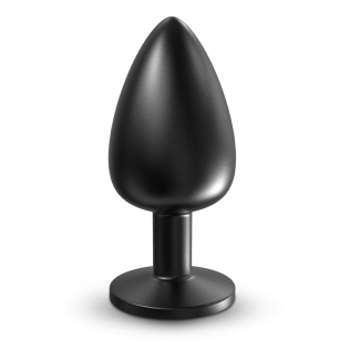 Анальная пробка металлическая черного цвета Dorcel ONIX PLUG размер L