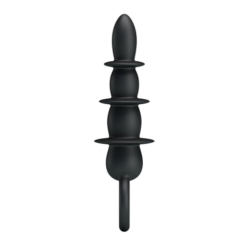 Анальная пробка BLACK PRETTY LOVE  BI-014539 - 4