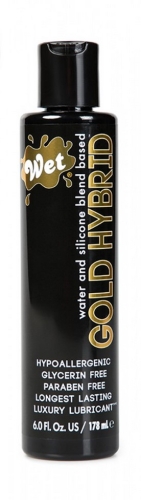 Лубрикант водно-силиконовый Wet Gold Hybrid 178 мл - 1