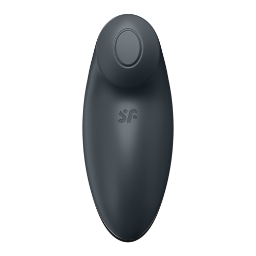 Вібратор Пульсатор для стимуляції клітора сірого кольору Satisfyer Tap &amp;amp; Climax 2 - 3
