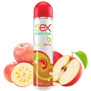 Лубрикант оральный на водной основе с ароматом яблока Topco Sex Sweet Lube 197мл