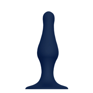 Анальная пробка силиконовая синяя на присоске 15,6 х 4,3 Dream Toys Cheeky Love