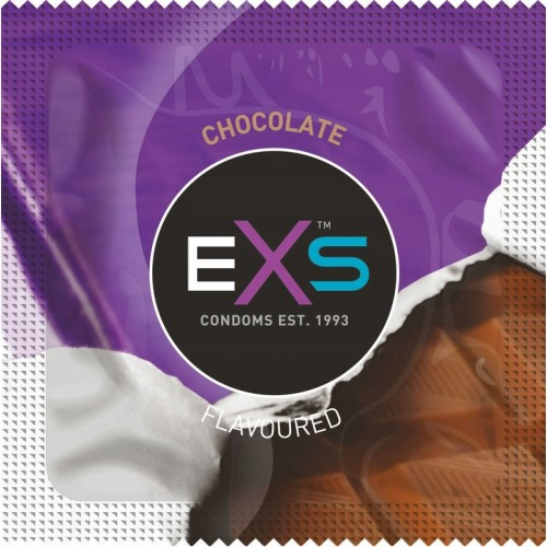 Презервативы для орального секса со вкусом шоколада EXS по 1 шт - 1