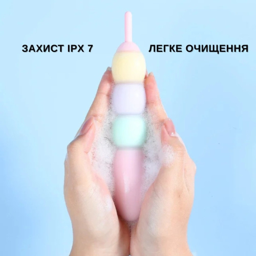 Вибратор универсальный конструктор трансформирующийся с виброяйца в вибратор разноцветный BeYourLover Magic Candy - 12