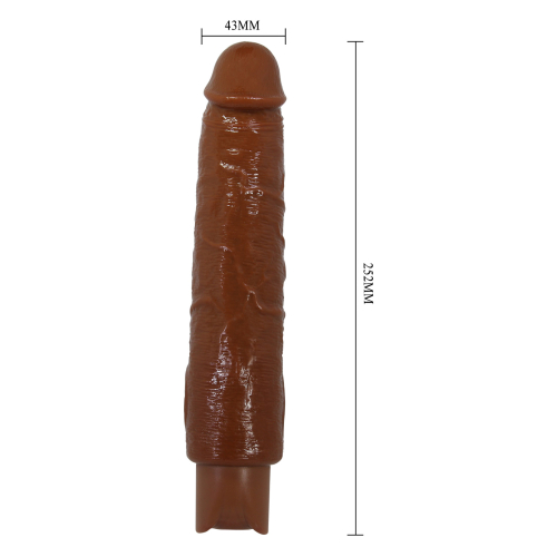 Вибратор реалистик коричневый Lybaile Pretty Love Soren Realistic Vibrating Dildo - 8