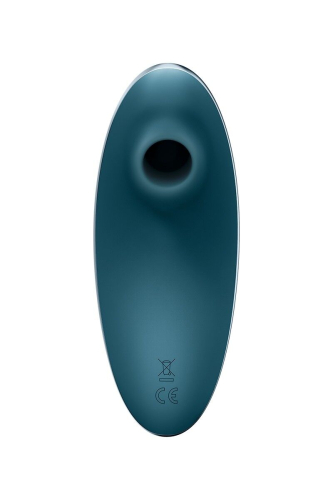 Вакуумный клиторальный стимулятор синего цвета Satisfyer Vulva Lover 1 - 2