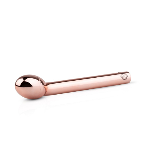 Вибратор для точки G золотистого цвета Rosy Gold New G-spot Vibrator - 3