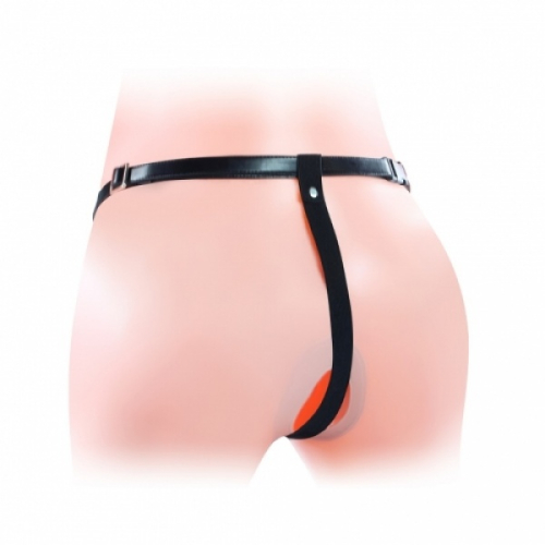 Старпон с двойным проникновением релистичный Lovetoy Unisex Hollow телесный - 3