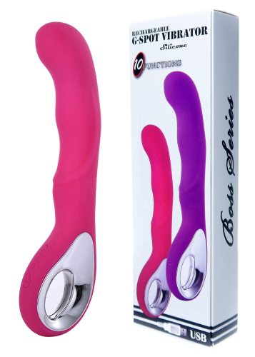 Вібратор Пульсатор для точки G рожевого кольору Boss series G spot - 1