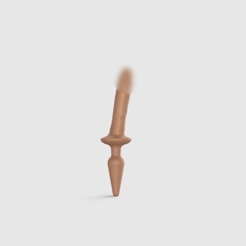 Анальная пробка с фаллоимитатором телесного цвета размер S Strap On Me PLUG IN DILDO - 1