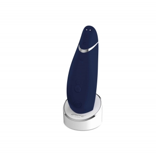 Безконтактний стимулятор клітора чорничний Womanizer Premium