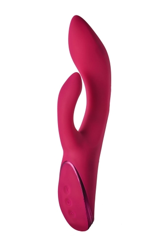 Вибратор с отростком для клитора красного цвета Dream Toys SPARKLING JULIA - 1