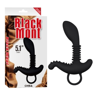 Масажер простати для чоловіків чорний CHISA Black Mont