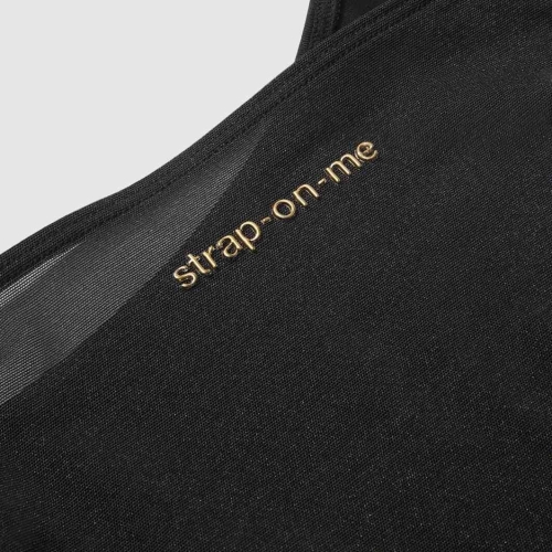 Боди для страпона черное Strap-On-Me Harness Body Signature размер XS - 11