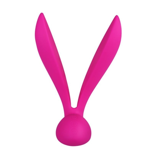 Вібратор-кролик силіконовий з гнучкими вушками Leten Multi Rabbit 7 режимів вібрації - 4