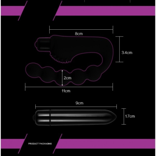 Двойной анальный стимулятор - 3