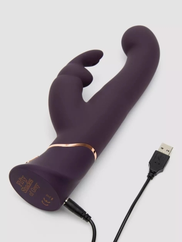 Вібратор кролик для зони G і клітора силіконовий Fifty Shades of Grey Stroker Greedy Girl - 5
