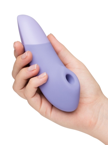 Клиторальный вакуумный вибростимулятор 2 в 1 сиреневый Womanizer Enhance - 5