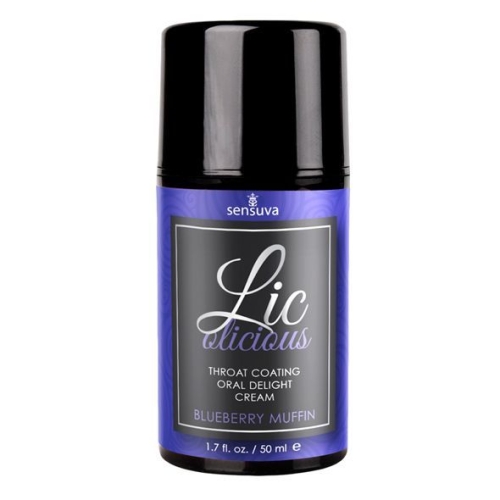 Гель для минета со вкусом черничного маффина Sensuva Lic-o-licious 50 мл - 1