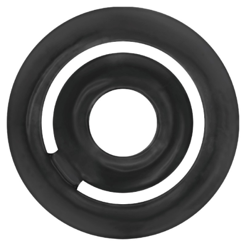 Эрекционное кольцо на член силикон черного цвета Addicted Toys Potenz C-Ring Set For Penis - 3