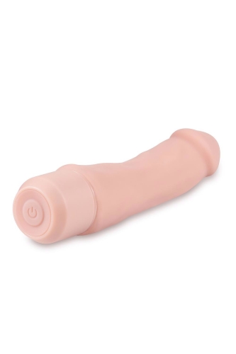 Вибратор реалистичный силиконовый бежевого цвета Blush Dr. Steve - 3