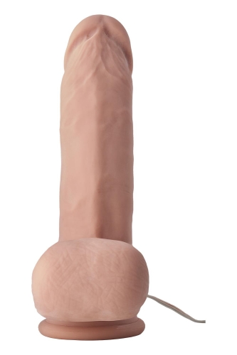 Вібратор реалістичний на присосці тілесного кольору з пультом ДК Dream Toys Mr Dixx daring duke - 9