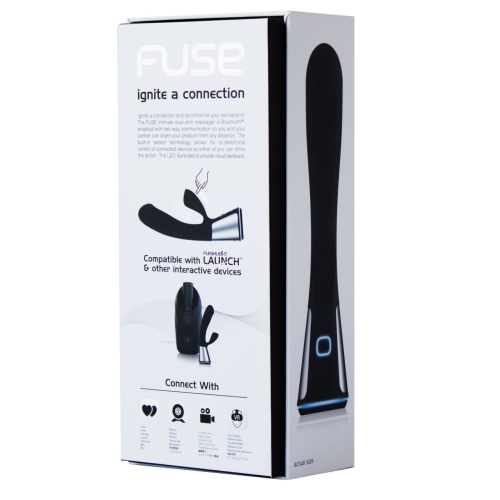 Вібратор із стимуляцією клітора чорний Ohmibod Fuse for Kiiroo - 6
