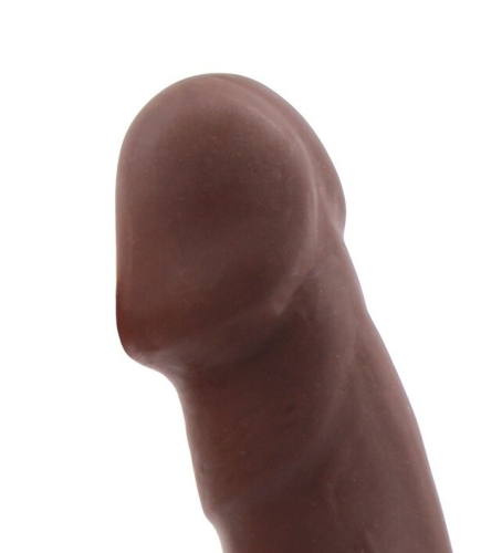Фалос на присоску реалістичний бежевий CHISA Eves Allure Brown - 4