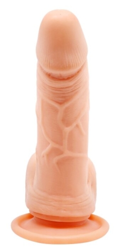 Вібратор на присоску з функцією ротації реалістик тілесний BARBARA Mark 5,9 &amp;quot; MULTI-SPEED VIBRATOR - 3