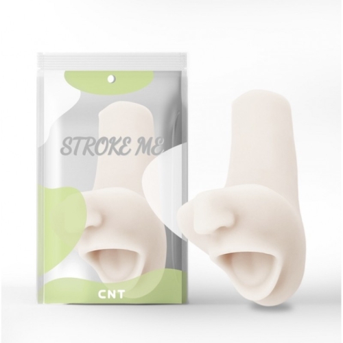 Мастурбатор ротик без вибрации Deep Throat Stroker White тлесный - 1