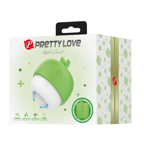 Клиторальный стимулятор в форме яблока зеленый Lybaile Pretty Love APPLE Secret - 11