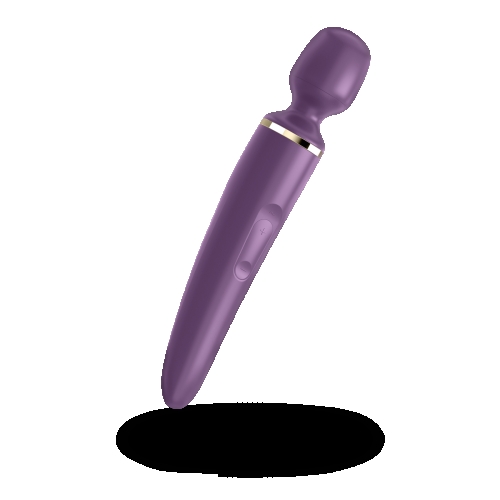 Вібромасажер для стимуляції ерогенних зон Satisfyer Wand-er woman фіолетовий - 1