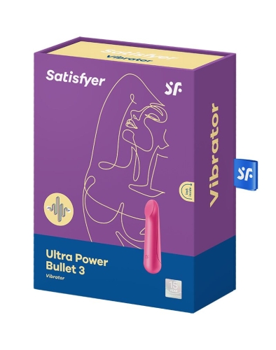 Вибратор для клитора красный Satisfyer Ultra Power Bullet 3 - 6