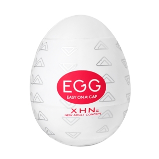 Мастурбатор-яйцо с рельефом белый Loveshop XHN Egg Easy Ona-Cap