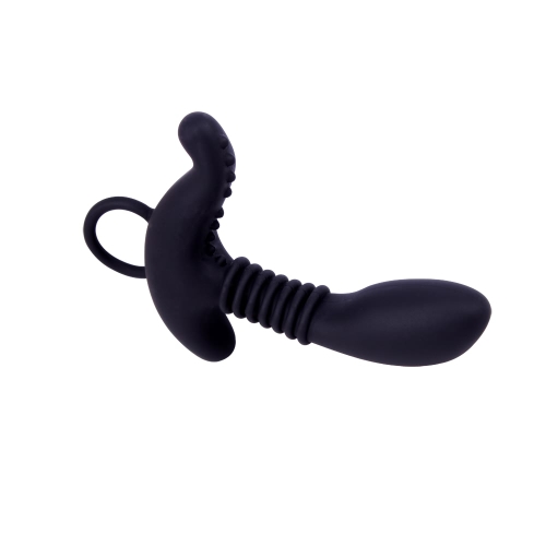 Масажер простати для чоловіків чорний CHISA Black Mont - 5