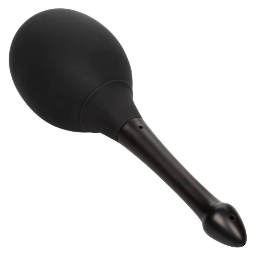 Силіконовий анальний душ чорного кольору One Way Valve California Exotic - 2