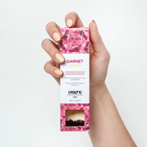 Масажне масло чуттєве з гранатом EXSENS Garnet Argan 100мл - 3