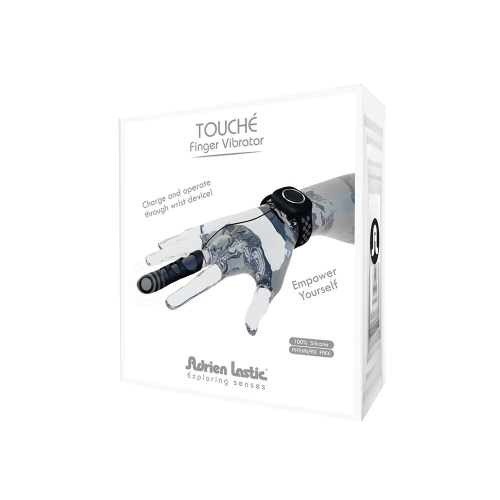 Вібропалець для клітора силіконовий Adrien Lastic Touche Compact (S) - 4