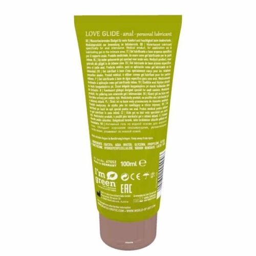 Лубрикант анальный на водной основе Shiatsu Love Glide 100 ml - 2