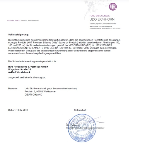 Лубрикант на силиконовой основе HOT Premium Silicone Glide 200 мл - 5