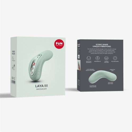 Вібратор для стимуляції клітора зеленого кольору Fun Factory LAYA 3 pro - 8