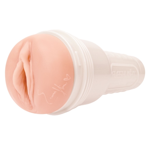 Мастурбатор в колбе Вагина со слепка вагины Emma Hix телесного цвета Fleshlight Syrup - 2