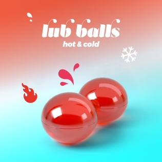 Возбуждающие взрывные шарики с эффектом холода и тепла Crushious Balls lub Hot &amp;amp; cold 2 штуки по 3 гр