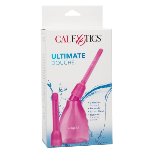 Анальний душ із 2 насадками рожевого кольору California Exotic Novelties 163 мл - 4