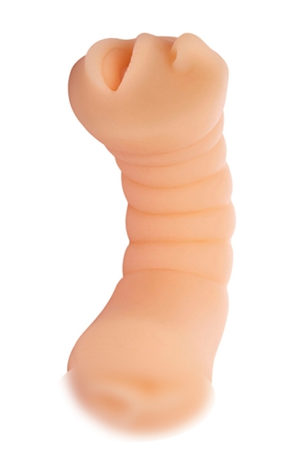 Мастурбатор двухсторонний вагина и рот телесного цвета NMC MASTURBATOR FLESH - 1