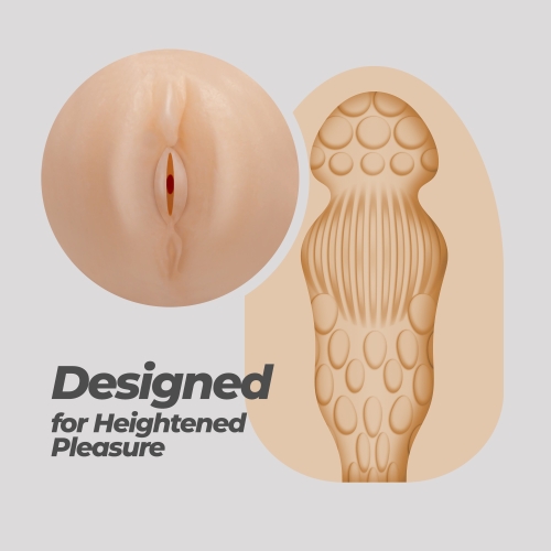 Мастурбатор-яйцо вагина реалистичный телесный CRUSHIOUS EZY EGG THE Novice - 6